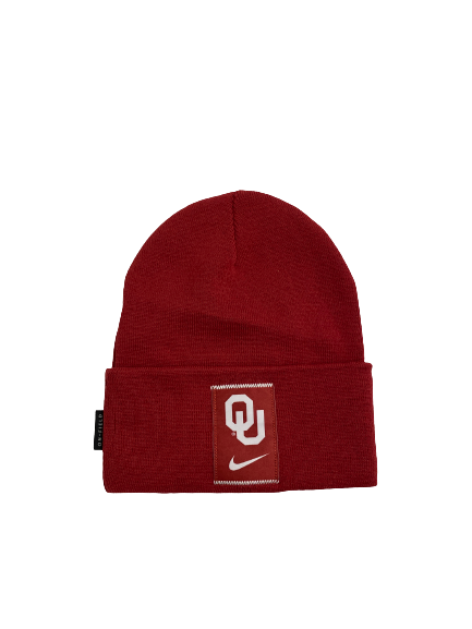 Trent Brown Oklahoma Baseball Team-Issued Beanie Hat
