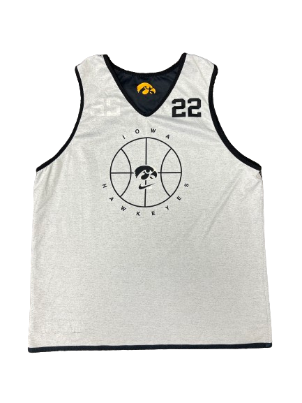 Patrick McCaffery Iowa Basketball Player Exclusive Practice Jersey (Size XL)