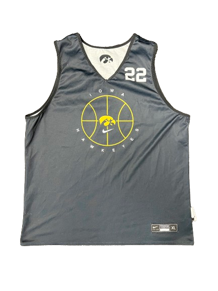 Patrick McCaffery Iowa Basketball Player Exclusive Practice Jersey (Size XL)