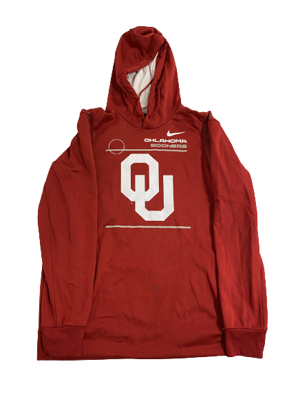 Trent Brown Oklahoma Baseball Team-Issued Sweatshirt (Size L)