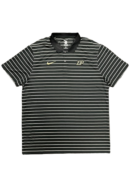 Ethan Morton Purdue Basketball Team Issued Polo Shirt (Size XLT)