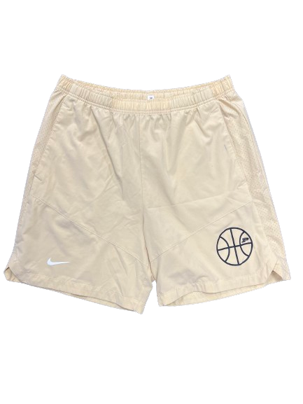 Ethan Morton Purdue Basketball Team Exclusive Workout Shorts (Size L)