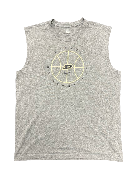 Ethan Morton Purdue Basketball Team Issued Workout Tank (Size XLT)