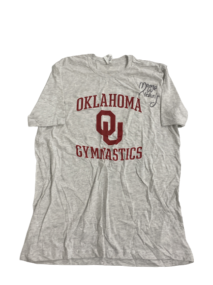 Maggie Nichols Oklahoma Gymnastics SIGNED T-Shirt (Size XL)