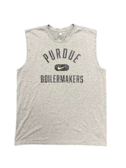Ethan Morton Purdue Basketball Team Issued Workout Tank (Size XLT)