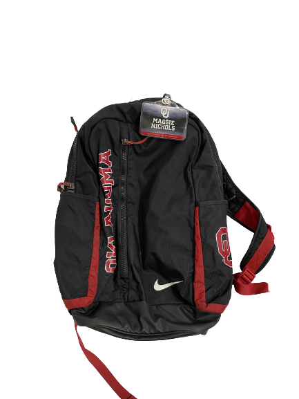 Maggie Nichols Oklahoma Gymnastics Player-Exclusive Backpack With Player Tag