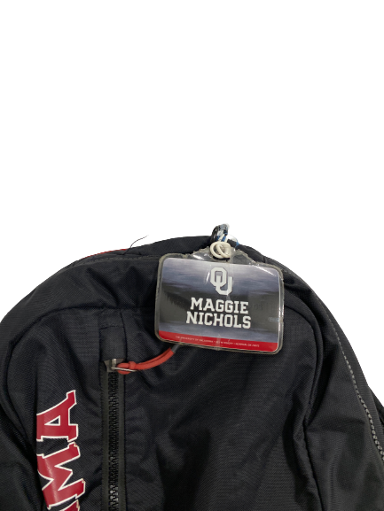 Maggie Nichols Oklahoma Gymnastics Player-Exclusive Backpack With Player Tag