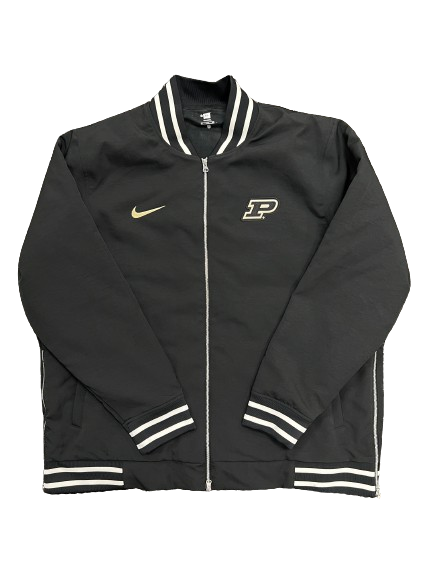 Purdue Basketball Team Issued Premium Zip-Up Jacket (Size 3XLT)