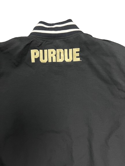 Purdue Basketball Team Issued Premium Zip-Up Jacket (Size 3XLT)
