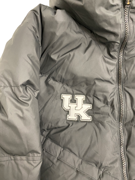Kellan Grady Kentucky Basketball Player-Exclusive Winter Puffer Jacket (Size L) *RARE*