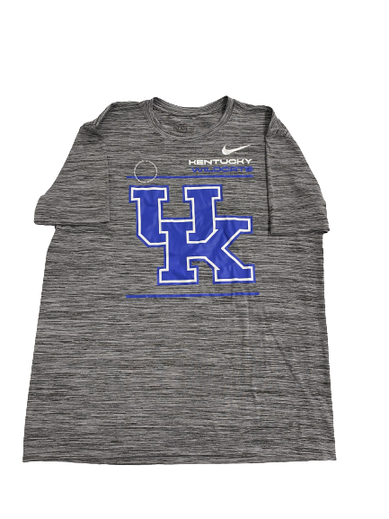 Kellan Grady Kentucky Basketball Team-Issued T-Shirt (Size L)