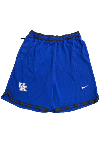 Kellan Grady Kentucky Basketball Player-Exclusive Premium Mesh Shorts (Size XL)