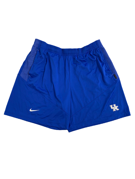 Kellan Grady Kentucky Basketball Team-Issued Shorts (Size XL)