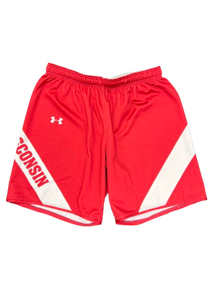 Tyler Wahl Wisconsin Basketball Player Exclusive Practice Shorts (Size XL)