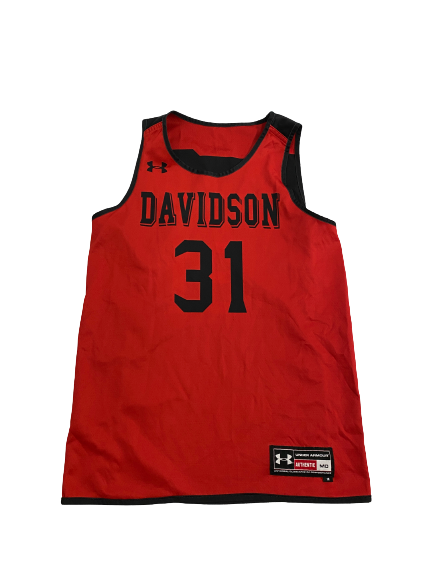 Kellan Grady Davidson Basketball Player Exclusive Reversible Practice Jersey (Size M)