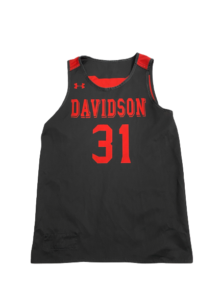 Kellan Grady Davidson Basketball Player Exclusive Reversible Practice Jersey (Size M)