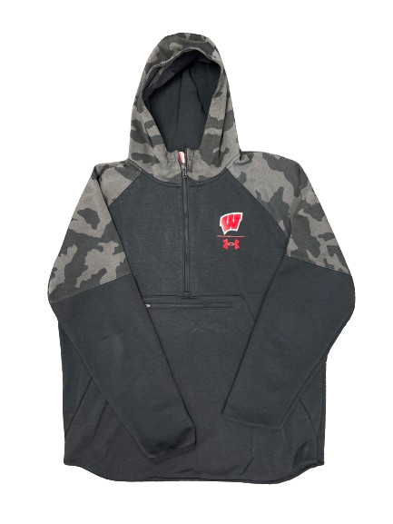 Tyler Wahl Wisconsin Basketball Team Issued Hoodie (Size XLT)