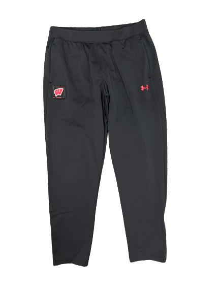Tyler Wahl Wisconsin Basketball Team Issued Sweatpants (Size XLT)