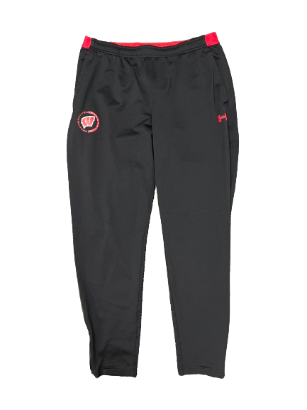 Tyler Wahl Wisconsin Basketball Team Issued Sweatpants (Size XLT)
