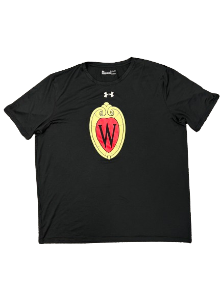 Tyler Wahl Wisconsin Basketball Player Exclusive Workout Shirt (Size XL)