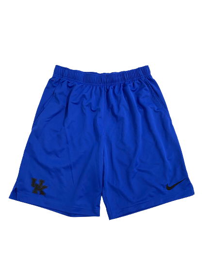 Kellan Grady Kentucky Basketball Team-Issued Shorts (Size L)