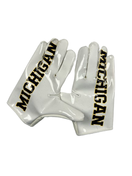 Caden Kolesar Michigan Football Player Exclusive Gloves (Size L)