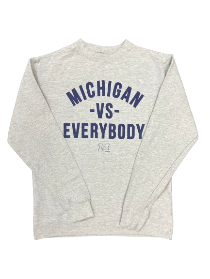 Caden Kolesar Michigan Football Crewneck Sweatshirt (Size L)