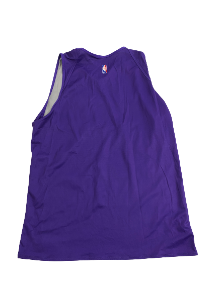 Bryce Hamilton South Bay Lakers Basketball Player-Exclusive Reversible Practice Jersey (Size LT)