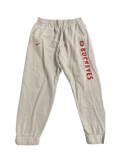 Jackson Kuwatch Ohio State Football Team-Issued Sweatpants (Size XL)