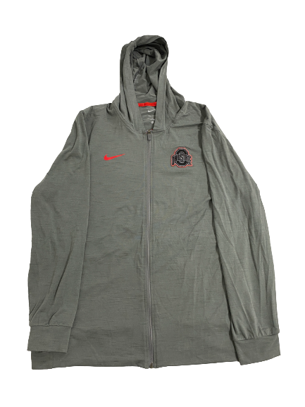 Jackson Kuwatch Ohio State Football Team-Issued Zip-Up Jacket (Size XL)