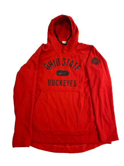 Jackson Kuwatch Ohio State Football Team-Issued Travel Sweatshirt (Size XL)