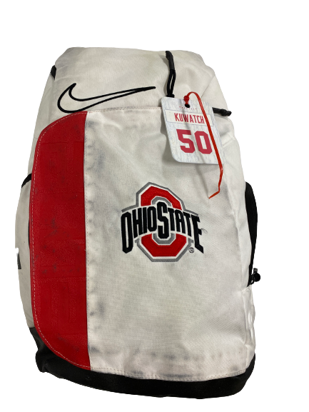 Jackson Kuwatch Ohio State Football Player-Exclusive Travel Backpack With Player Tag