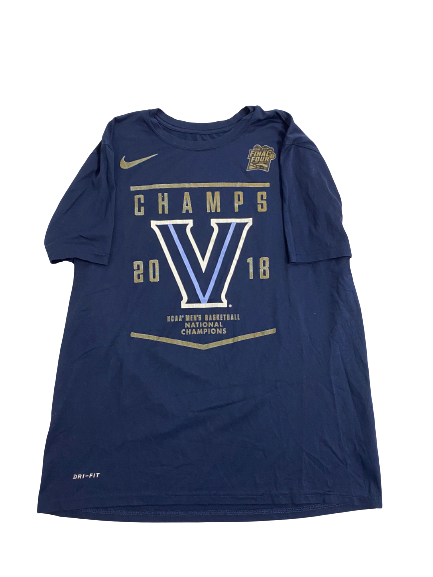 Jahvon Quinerly Villanova Basketball 2018 National Champions T-Shirt (Size L)