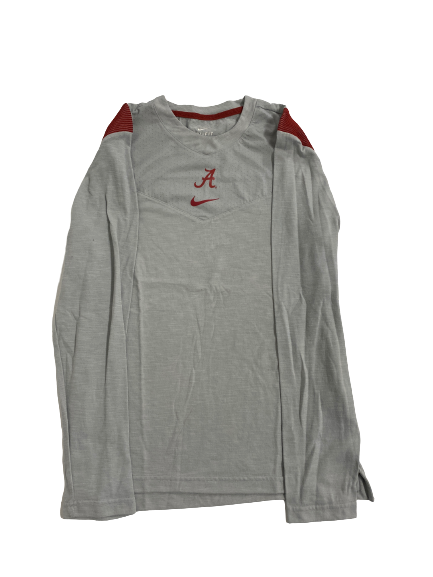 Jahvon Quinerly Alabama Basketball Team Issued Long Sleeve Shirt (Size M)