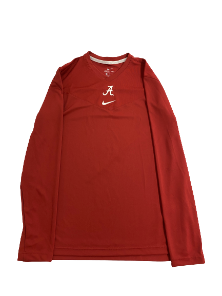 Jahvon Quinerly Alabama Basketball Team Issued Long Sleeve Shirt (Size M)
