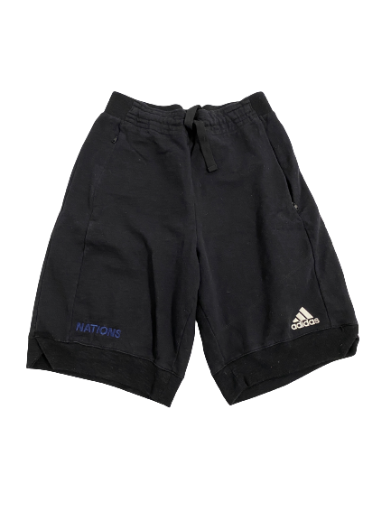 Jahvon Quinerly Adidas Nations Player Exclusive Sweatshorts (Size L)