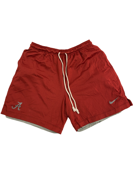 Jahvon Quinerly Alabama Basketball Player Exclusive REVERSIBLE Shorts (Size L)