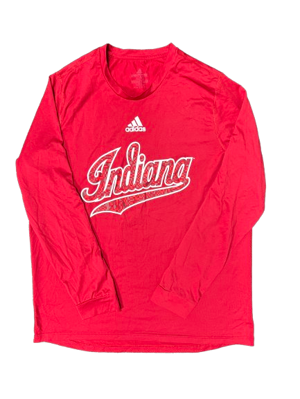 Arielle Wisne Indiana Basketball Team Issued Long Sleeve Shirt (Size XL)