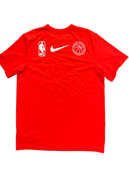 NBA Player Exclusive "BUILT BY BLACK HISTORY" Pre Game Warm-Up T-Shirt (Size L)