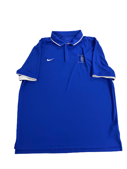 Dereck Lively II Duke Basketball Team Issued Polo Shirt (SIZE XL)