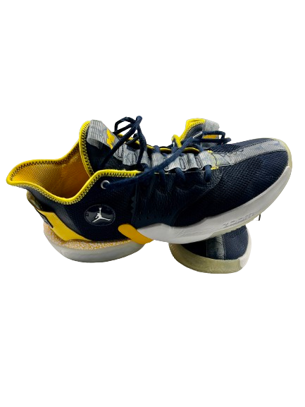 Maddie Nolan Michigan Basketball Player Exclusive Jordan "React Elevations" Shoes (Size Men&