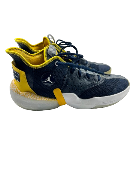 Maddie Nolan Michigan Basketball Player Exclusive Jordan "React Elevations" Shoes (Size Men&