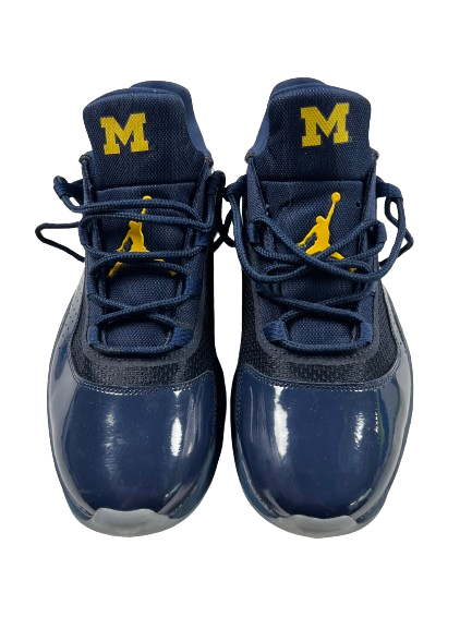 Maddie Nolan Michigan Basketball Player Exclusive Jordan "11 Low Shoes (Size Men&