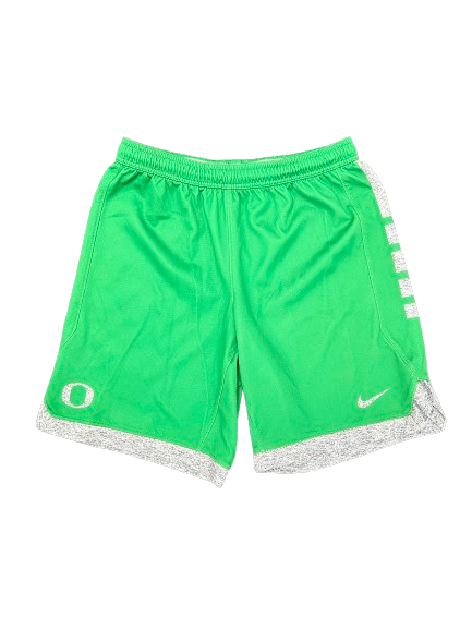 Jaz Shelley Oregon Basketball Player Exclusive Practice Shorts (Size Women&