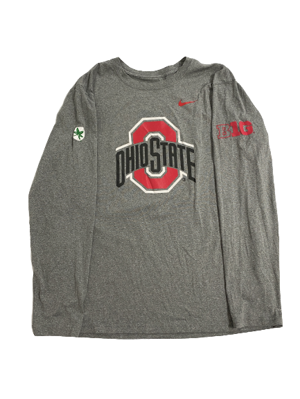 Mac Podraza Ohio State Volleyball Player-Exclusive Long Sleeve Shirt With 