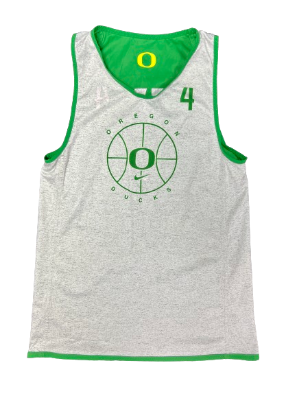 Jaz Shelley Oregon Basketball Player Exclusive Practice Jersey (Size Women&