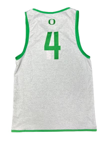 Jaz Shelley Oregon Basketball Player Exclusive Practice Jersey (Size Women&