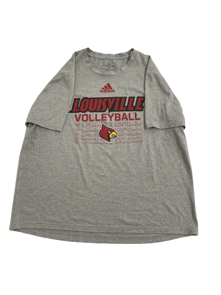 Paige Morningstar Louisville Volleyball Team-Issued T-Shirt (Size L)