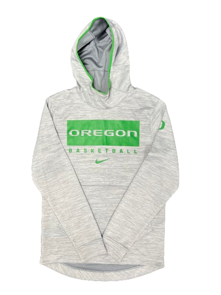Jaz Shelley Oregon Basketball Team Issued Travel Sweatshirt (Size S)