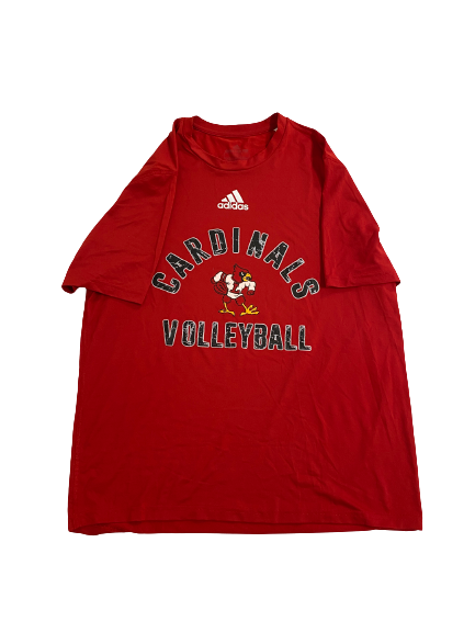 Paige Morningstar Louisville Volleyball Team-Issued T-Shirt (Size M)